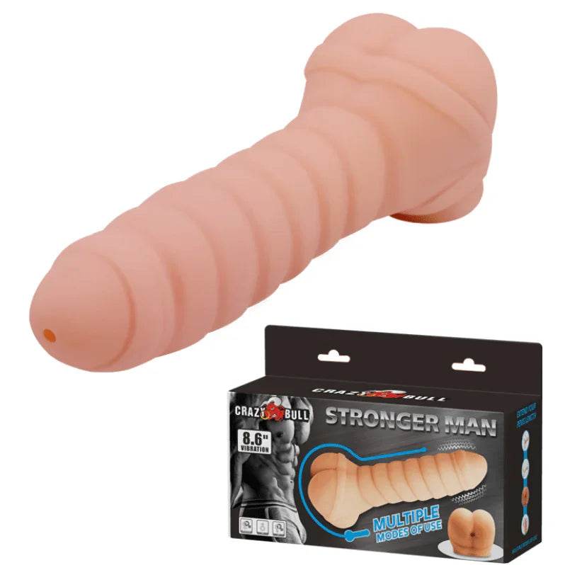 2 en 1 vibrador consolador para hombre y extension de pene para mas placer para todos - Sex Shop 502