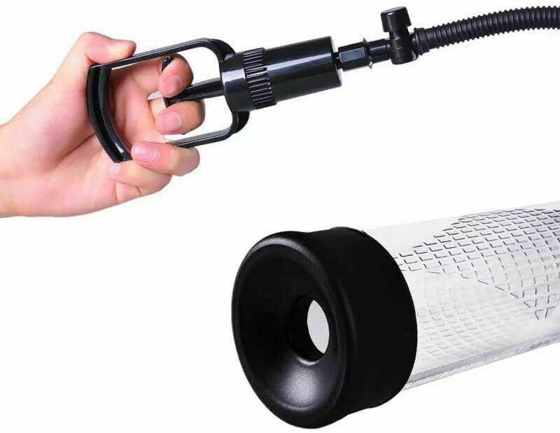Bomba de vacío de pene manual para la erección y mejora masculina, juguetes sexuales, bombas y ampliadores para hombres estimulación manual - Sex Shop 502