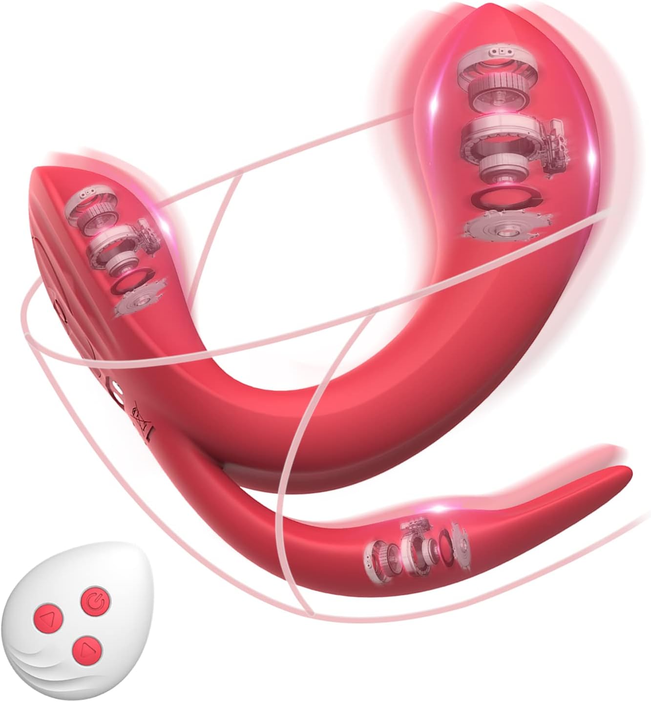 Vibrador portátil con 3 motores fuertes, vibrador de control remoto con modos de 10 x 10 x 10, vibrador de bragas, vibrador de punto G, estimulador de clítoris, vibrador femenino, vibrador de mariposa, juguetes sexuales para adultos para mujeres
