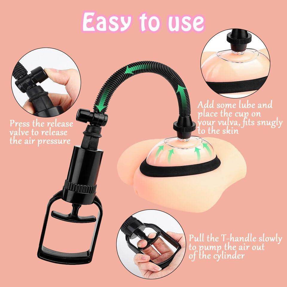 Bomba de vagina, potenciadores sexuales, juguetes sexuales para mujeres, bomba manual de vagina, bomba de clítoris para estimulación intensa, juguetes para adultos, estimulador de clítoris para aumentar - Sex Shop 502