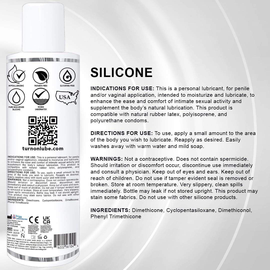 Lubricante personal premium a base de silicona SShop502, ultra resbaladizo y suave como la seda, para mayor confort y duración