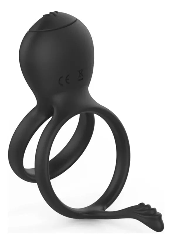 Anillo Silicona Vibrador Retardante Masculino - Sex Shop 502