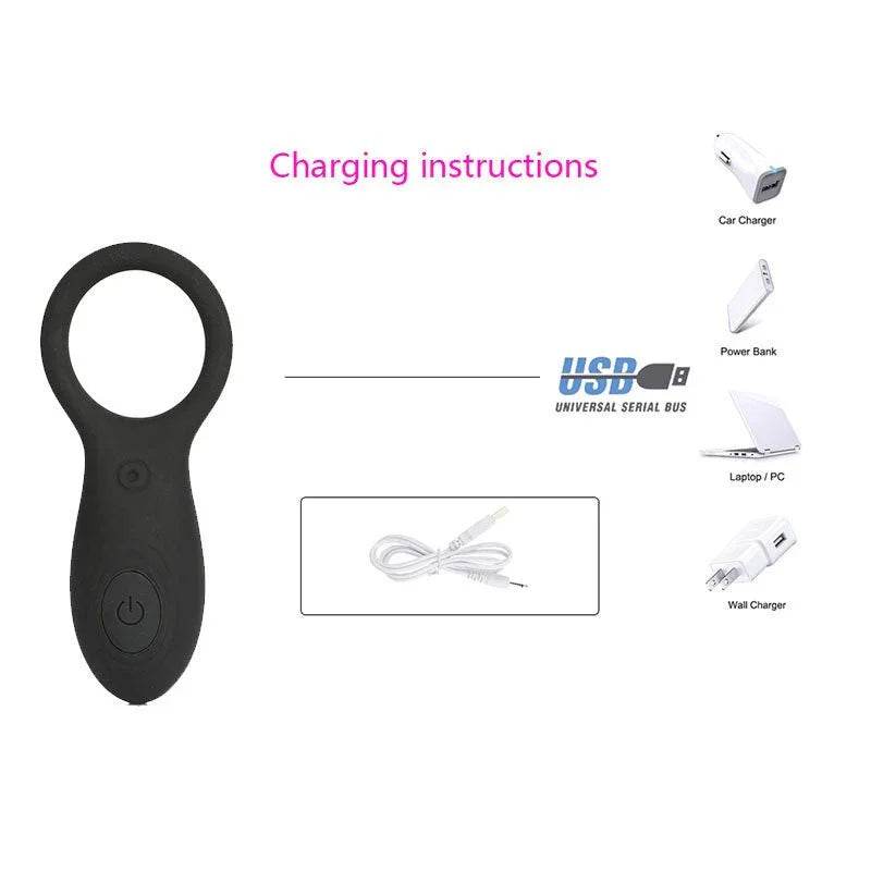 Anillo Vibrador recargable - Sex Shop 502