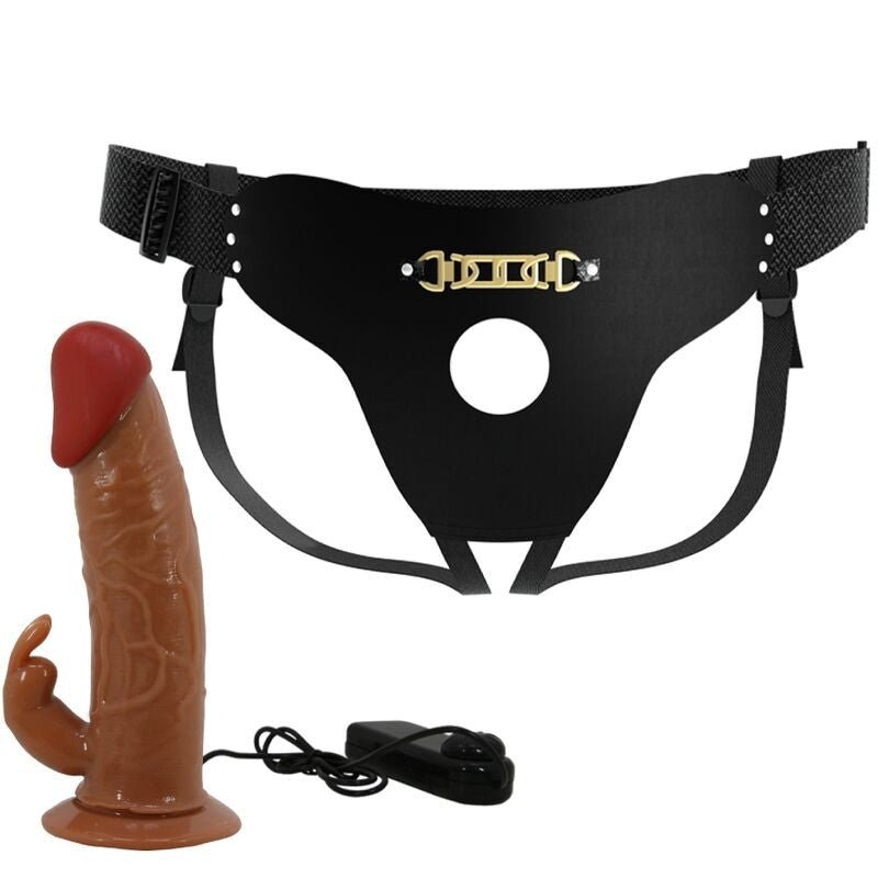 ARNES + FUNDA EXTENSORA DE PENE – MARRON - Sex Shop 502