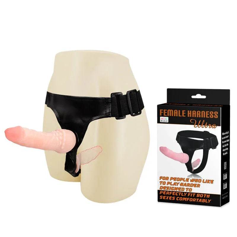 Arnes o Strap on Con dildo doble - Sex Shop 502