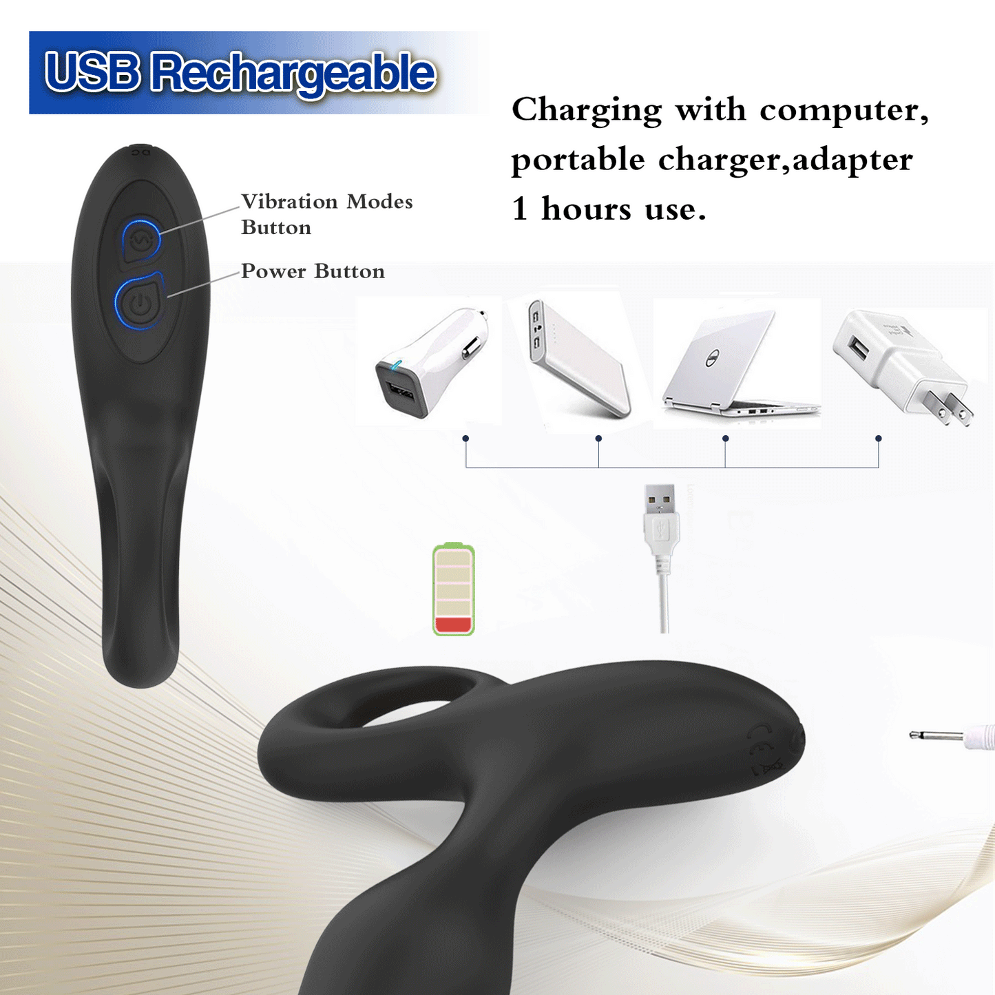 Bolas anales vibradoras con control remoto - Sex Shop 502