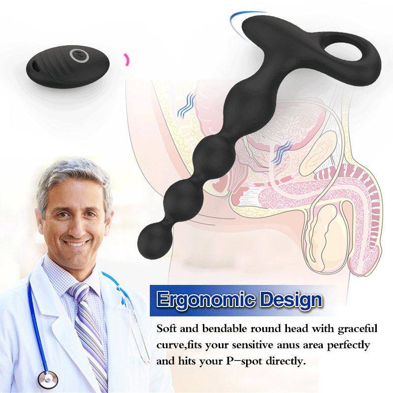 Bolas anales vibradoras con control remoto - Sex Shop 502