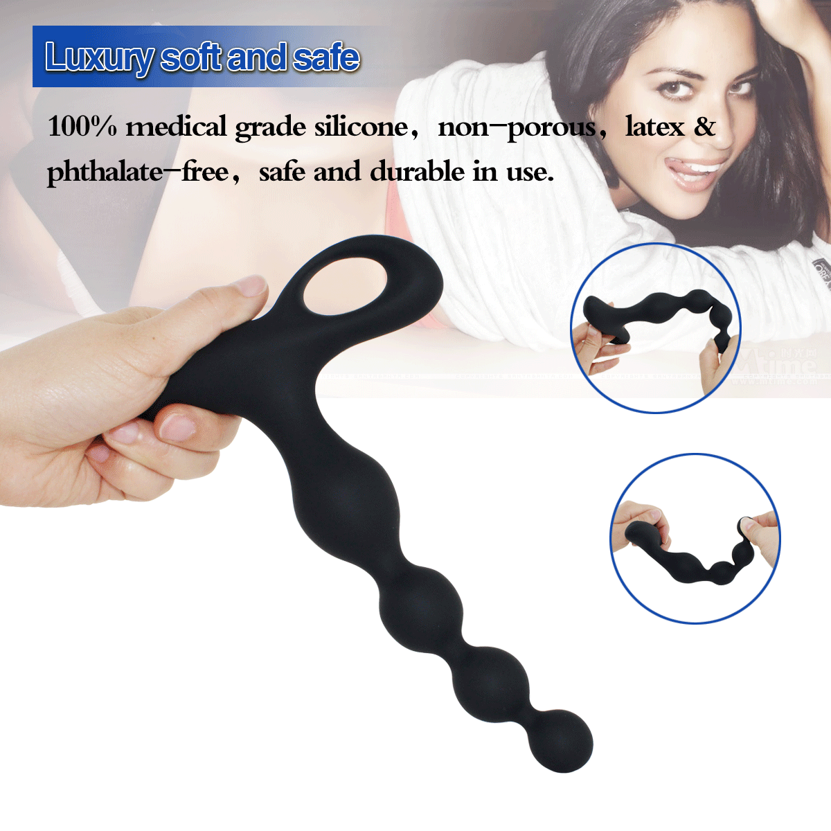 Bolas anales vibradoras con control remoto - Sex Shop 502