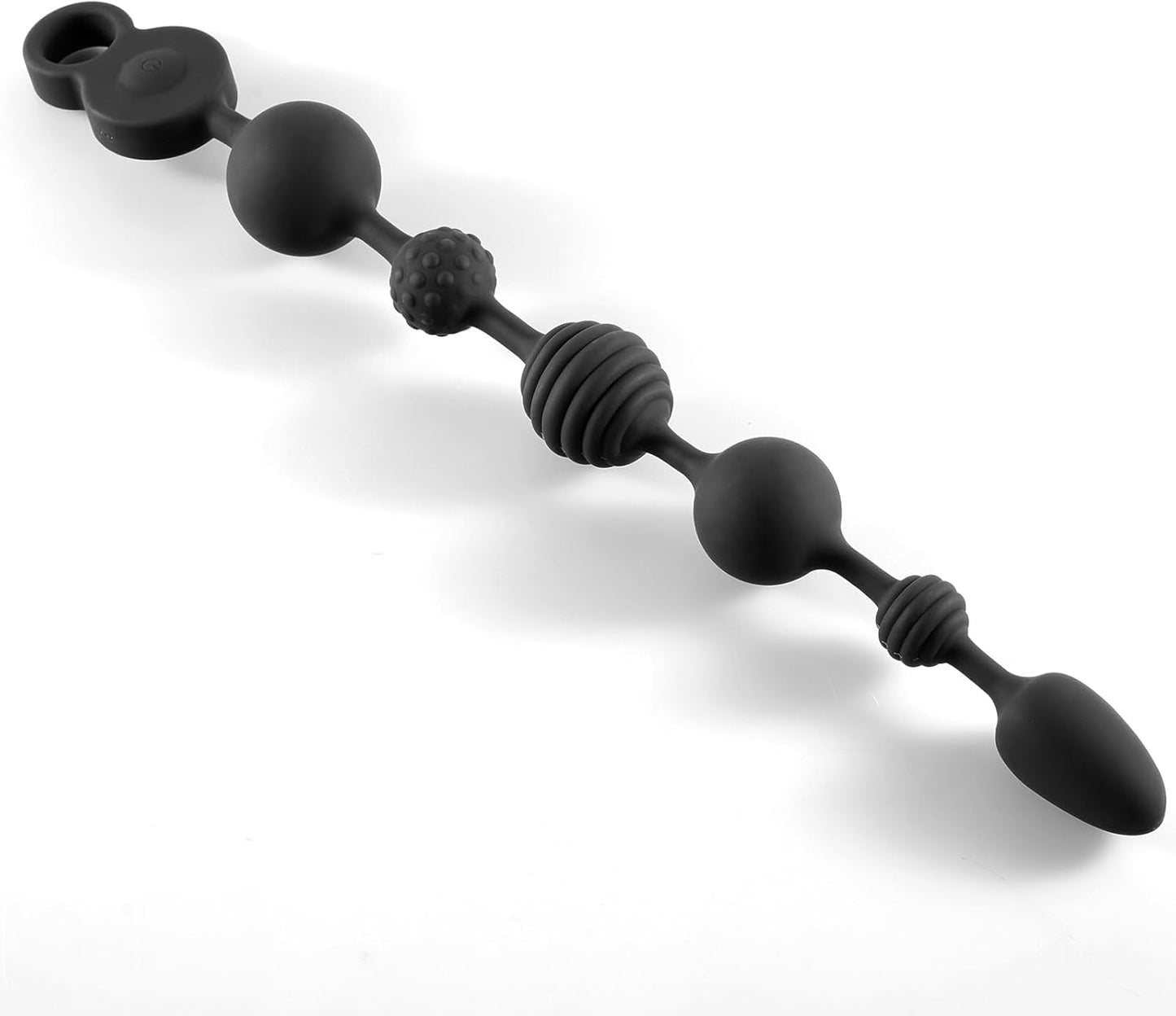 bolas anales vibratorias de silicona de 14 pulgadas, recargable y flexible, con tapón vibratorio, masajeador de próstata con 10 modos de vibración, vibrador anal con 3 potentes motores - Sex Shop 502
