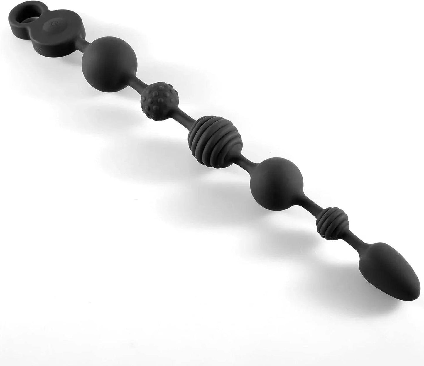 bolas anales vibratorias de silicona de 14 pulgadas, recargable y flexible, con tapón vibratorio, masajeador de próstata con 10 modos de vibración, vibrador anal con 3 potentes motores - Sex Shop 502