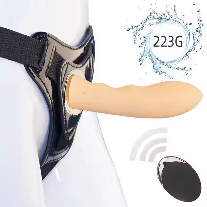 Consolador con correa y cinturón para, recargable, 10 modos de vibracion , con cotrol remoto - Sex Shop 502