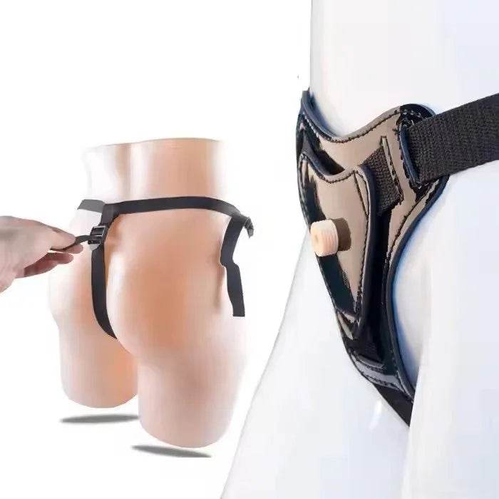 Consolador con correa y cinturón para, recargable, 10 modos de vibracion , con cotrol remoto - Sex Shop 502