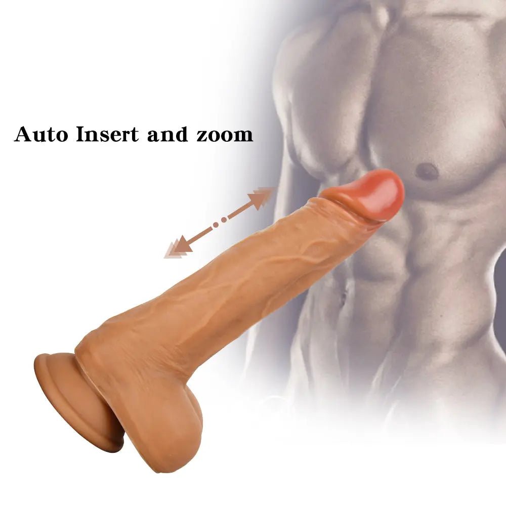 CONSOLADOR CON VIBRACION Y MOVIMIENTO PENETRANTES 9" - Sex Shop 502