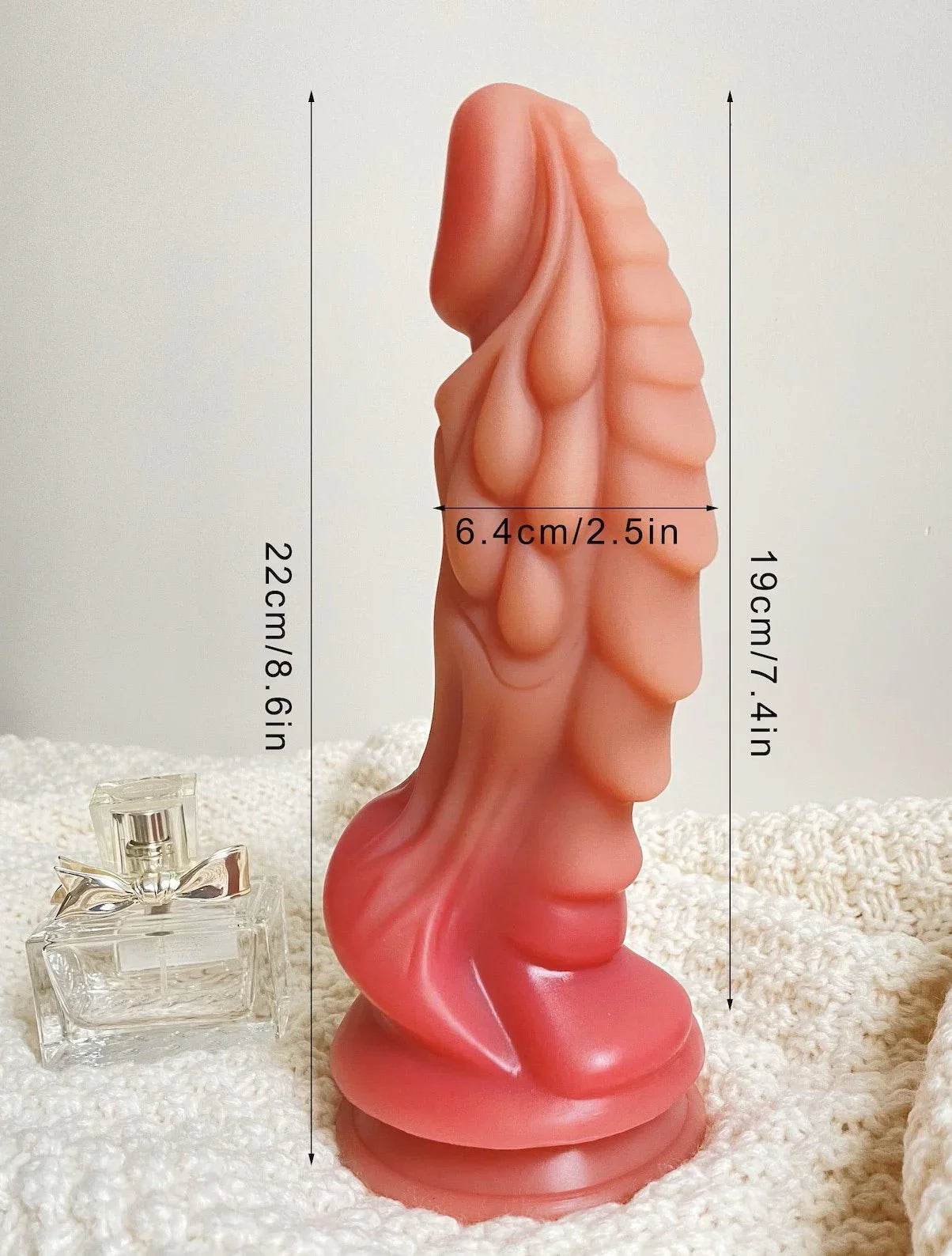 Dildo con ventosa de silicona - Fantasy Dragon Dildo Sex Toy - Monster Fantasy dildo - Juguete para adultos - Maduro - Sex Shop 502