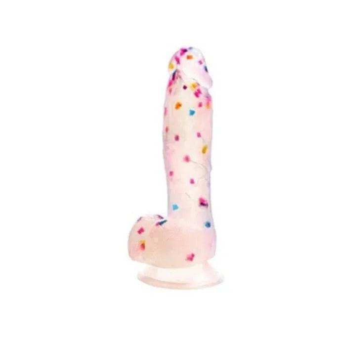 Dildo Consolador Transparente Colorido - Sex Shop 502