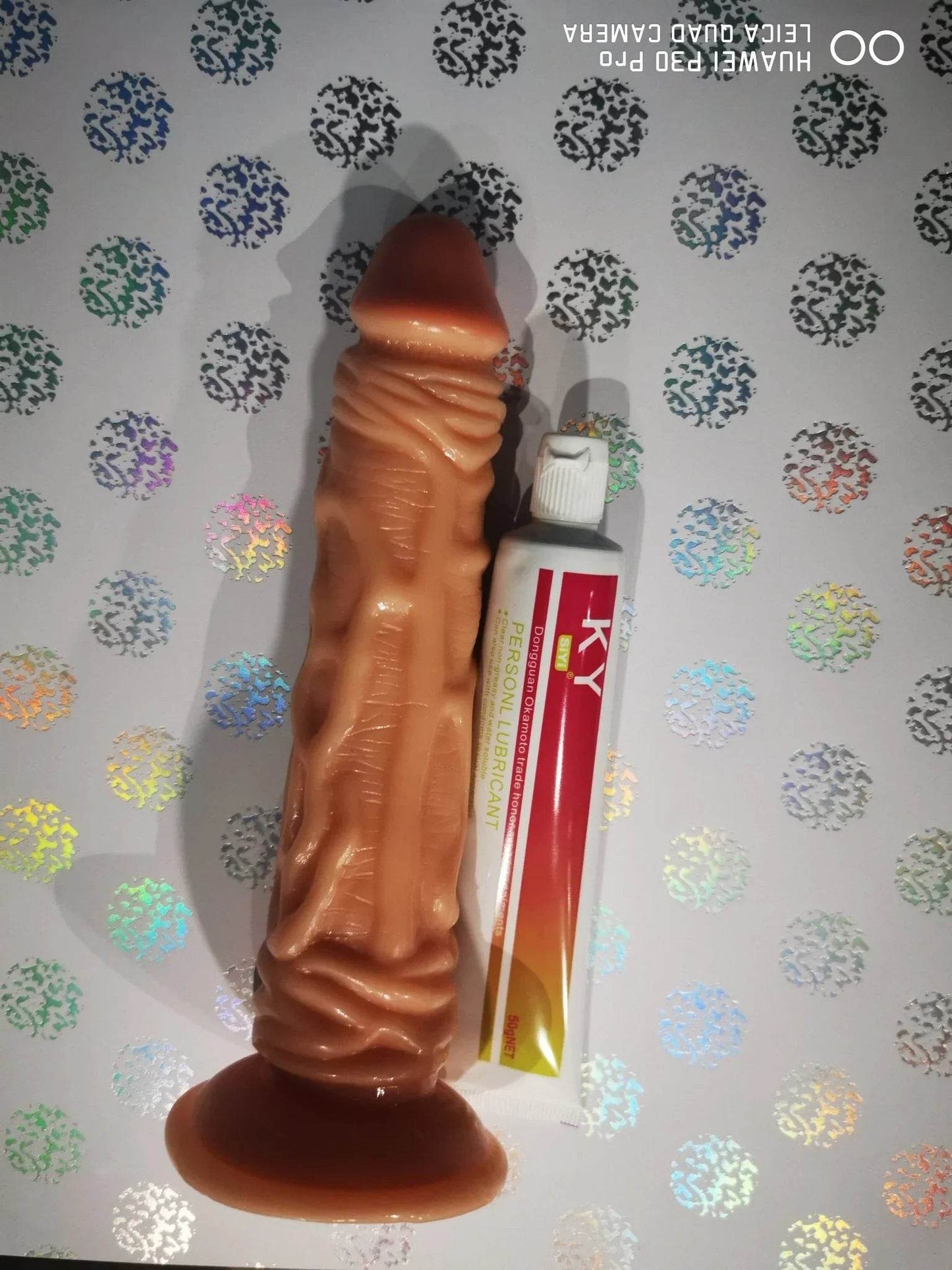Dildo y lubricante - Sex Shop 502