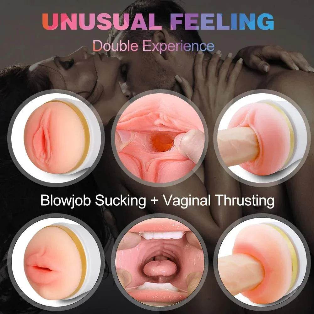 FLESHLIGHT DOBLE (BOCA-VAGINA) - Sex Shop 502