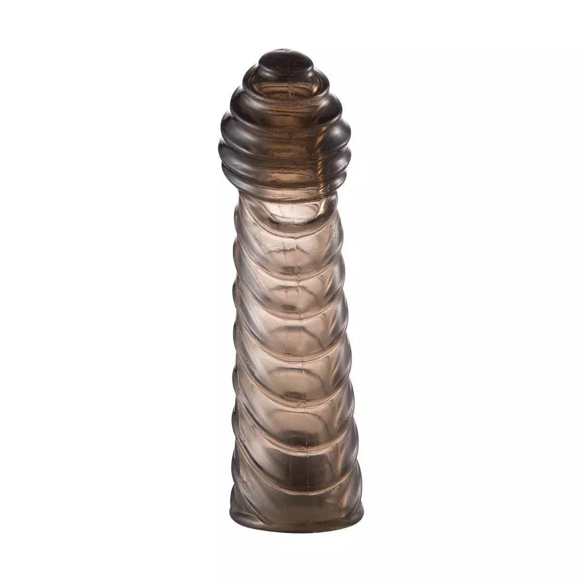 FUNDA PARA PENE CON TEXTURA Y ESTILUMADOR DE CLITORIS - Sex Shop 502