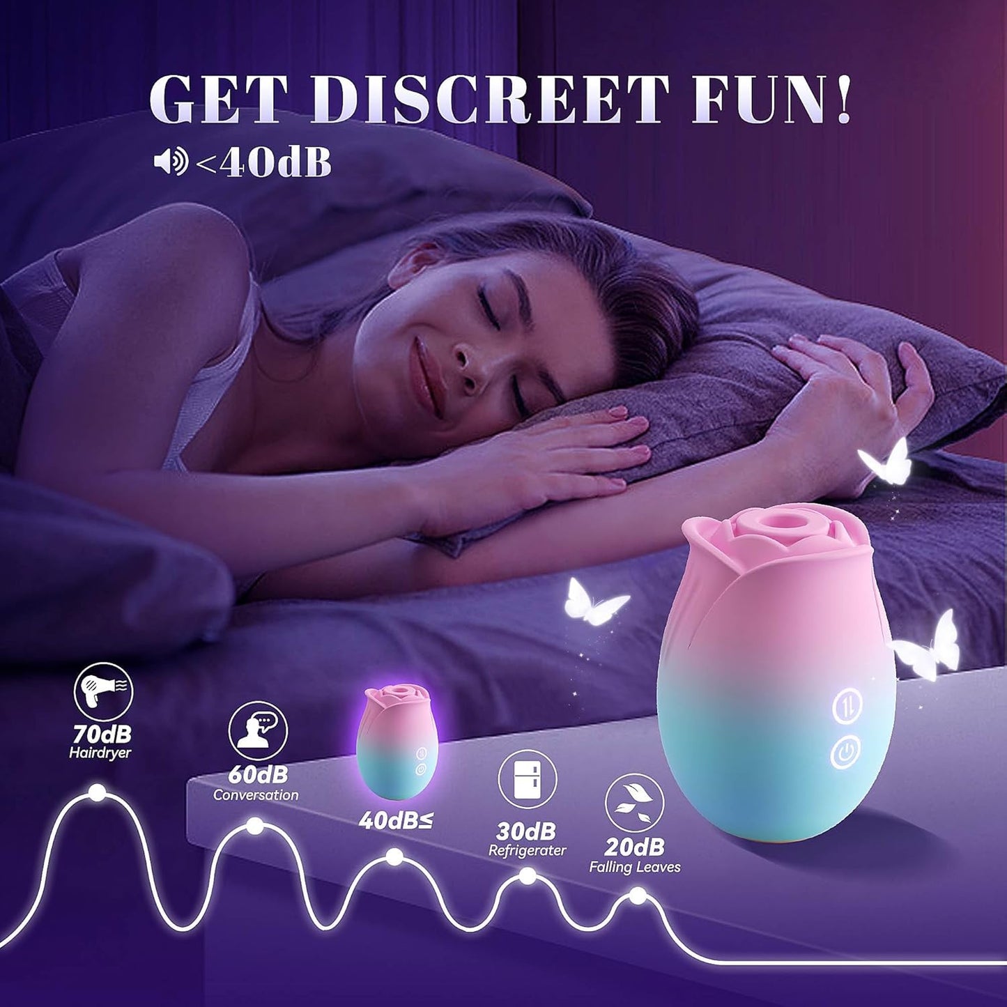 Juguete sexual de rosa vibrador para adultos, juguetes sexuales para mujeres, vibrador de succión para adultos, juguetes para pezones, punto G, vibrador de clítoris, dispositivo de estimulación sexual - Sex Shop 502