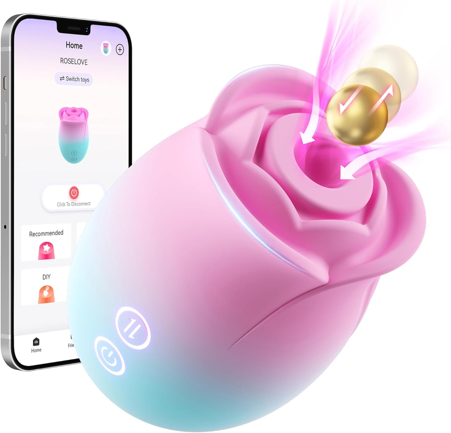Juguete sexual de rosa vibrador para adultos, juguetes sexuales para mujeres, vibrador de succión para adultos, juguetes para pezones, punto G, vibrador de clítoris, dispositivo de estimulación sexual - Sex Shop 502