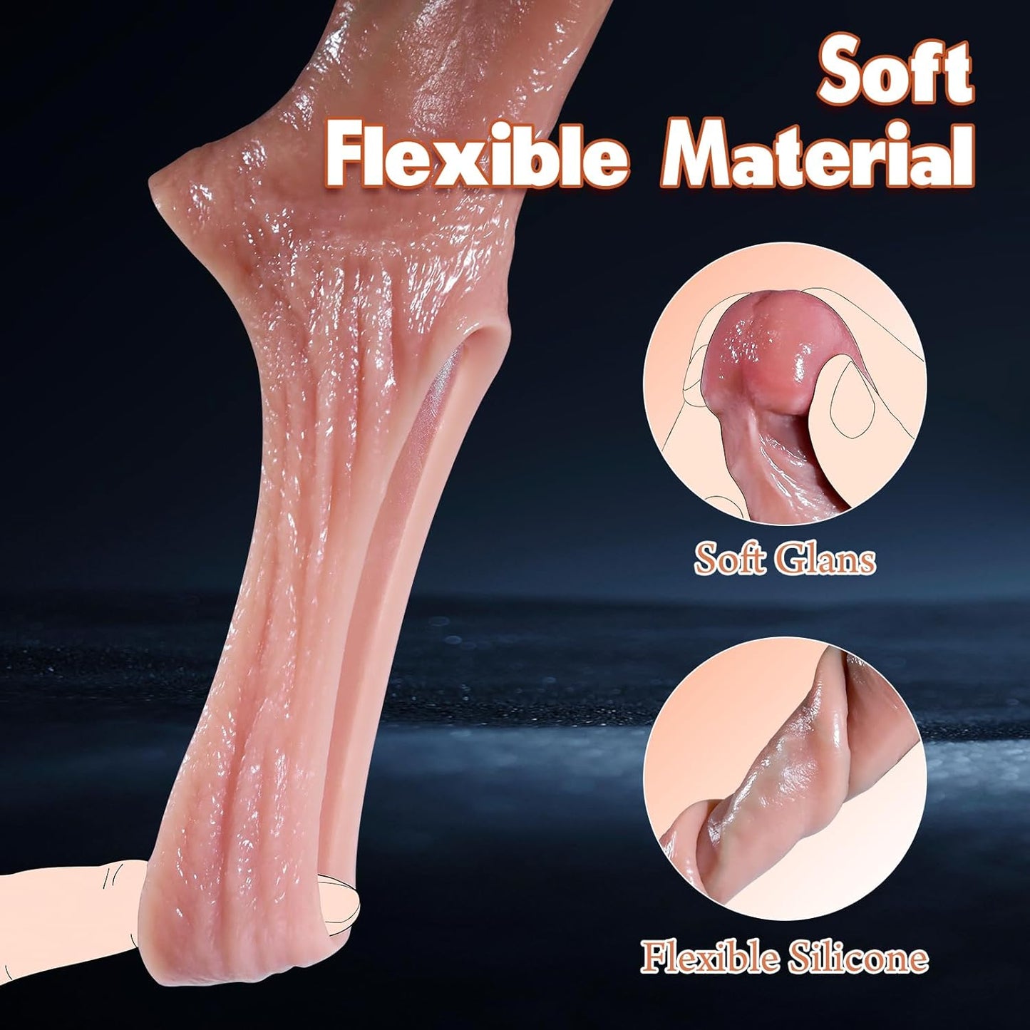 Juguetes sexuales masculinos de 2.6 pulgadas, extensor de pene con 10 modos de vibración, juguetes para adultos, anillo vibratorio para pene con control remoto, juguetes sexuales para hombres, anillo - Sex Shop 502