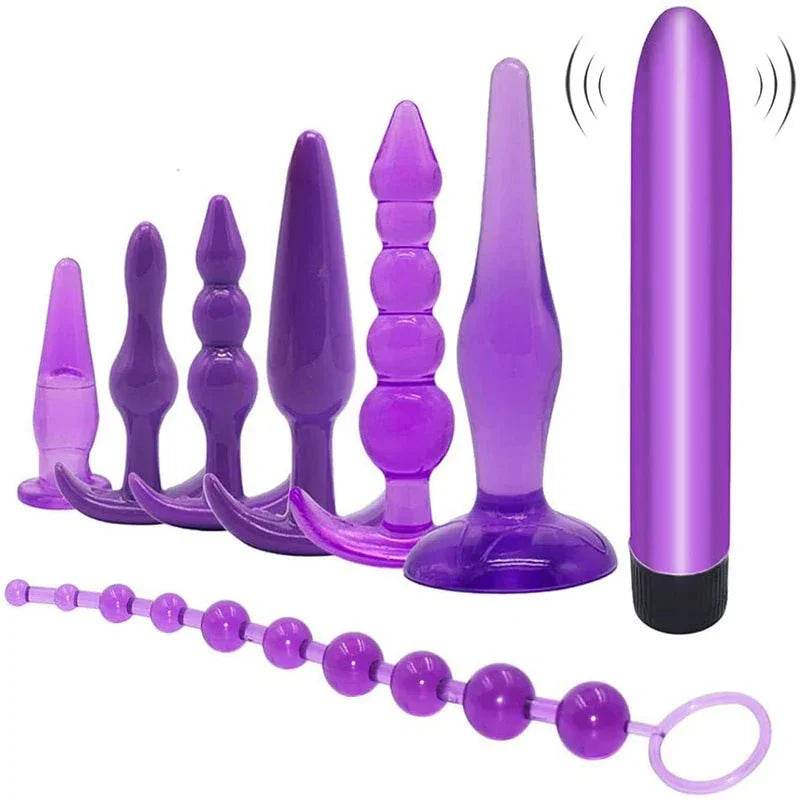 kit de 8 plug anales - Sex Shop 502