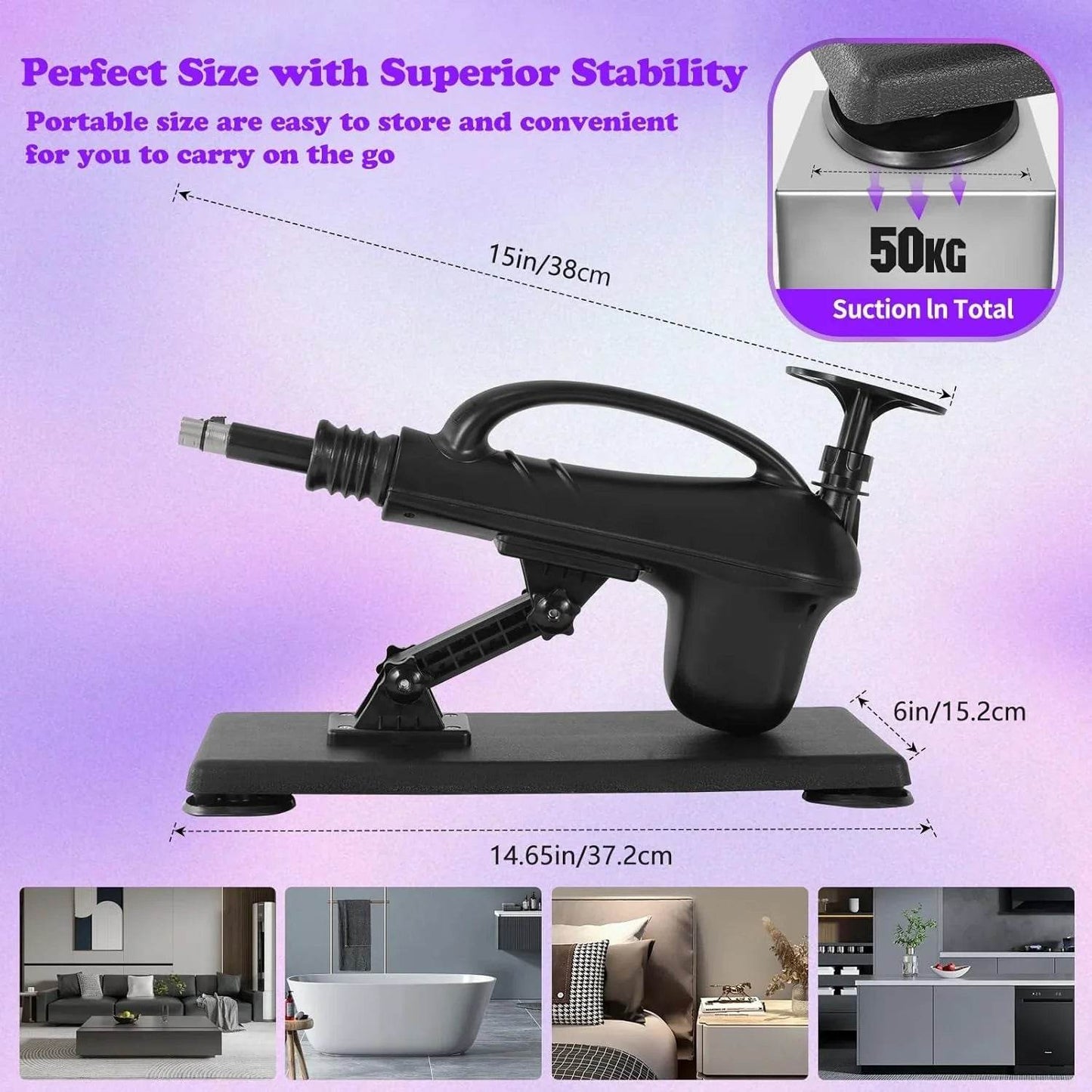 Máquina sexual de consolador de calefacción y vibración con ventosa, dispositivo de empuje automático para punto G y juguetes anales, juguete sexual para adultos, conector 3XLR - Sex Shop 502