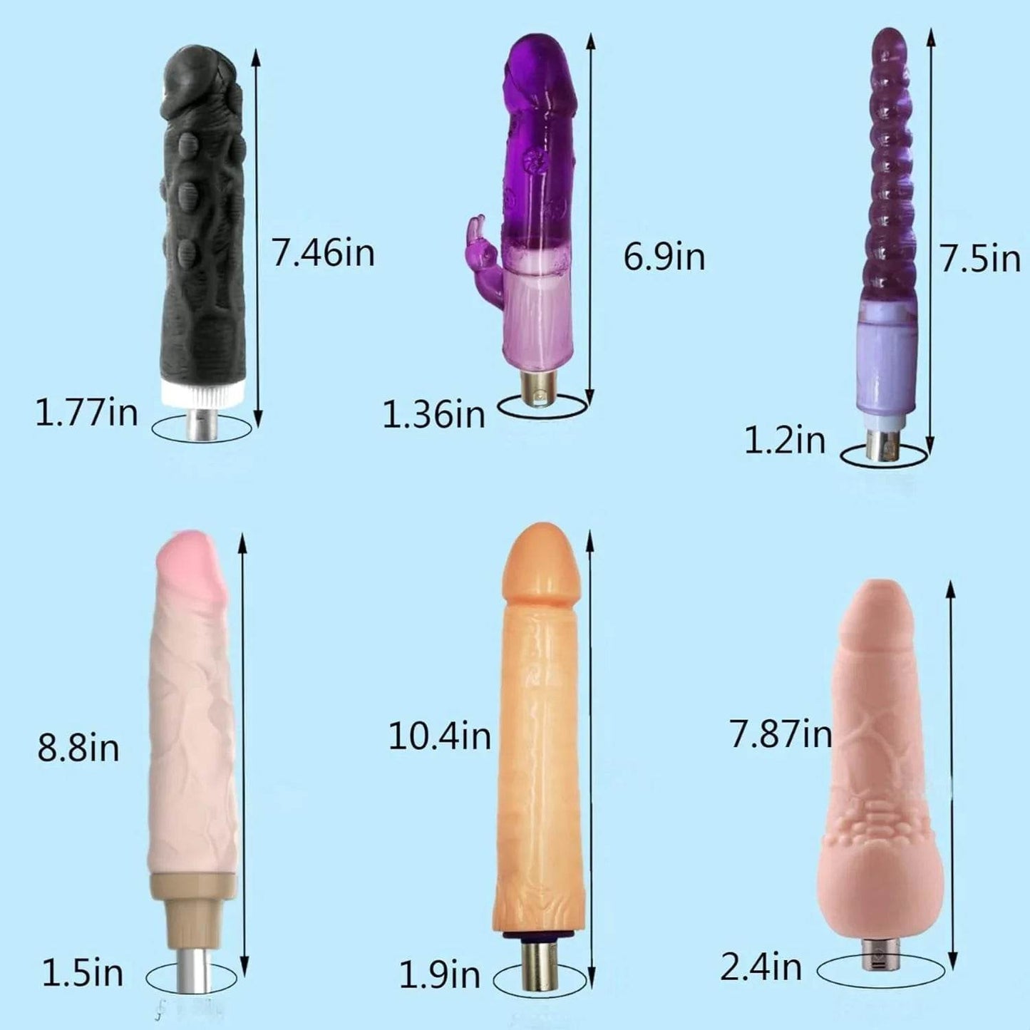 Máquina sexual súper silenciosa,6 juguetes, dispositivo de empuje automático para mujeres con conectores 3XLR accesorios para jugar con manos libres - Sex Shop 502