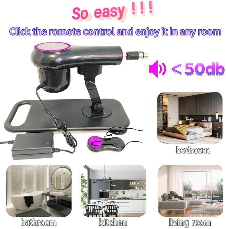 Máquina sexual súper silenciosa,6 juguetes, dispositivo de empuje automático para mujeres con conectores 3XLR accesorios para jugar con manos libres - Sex Shop 502