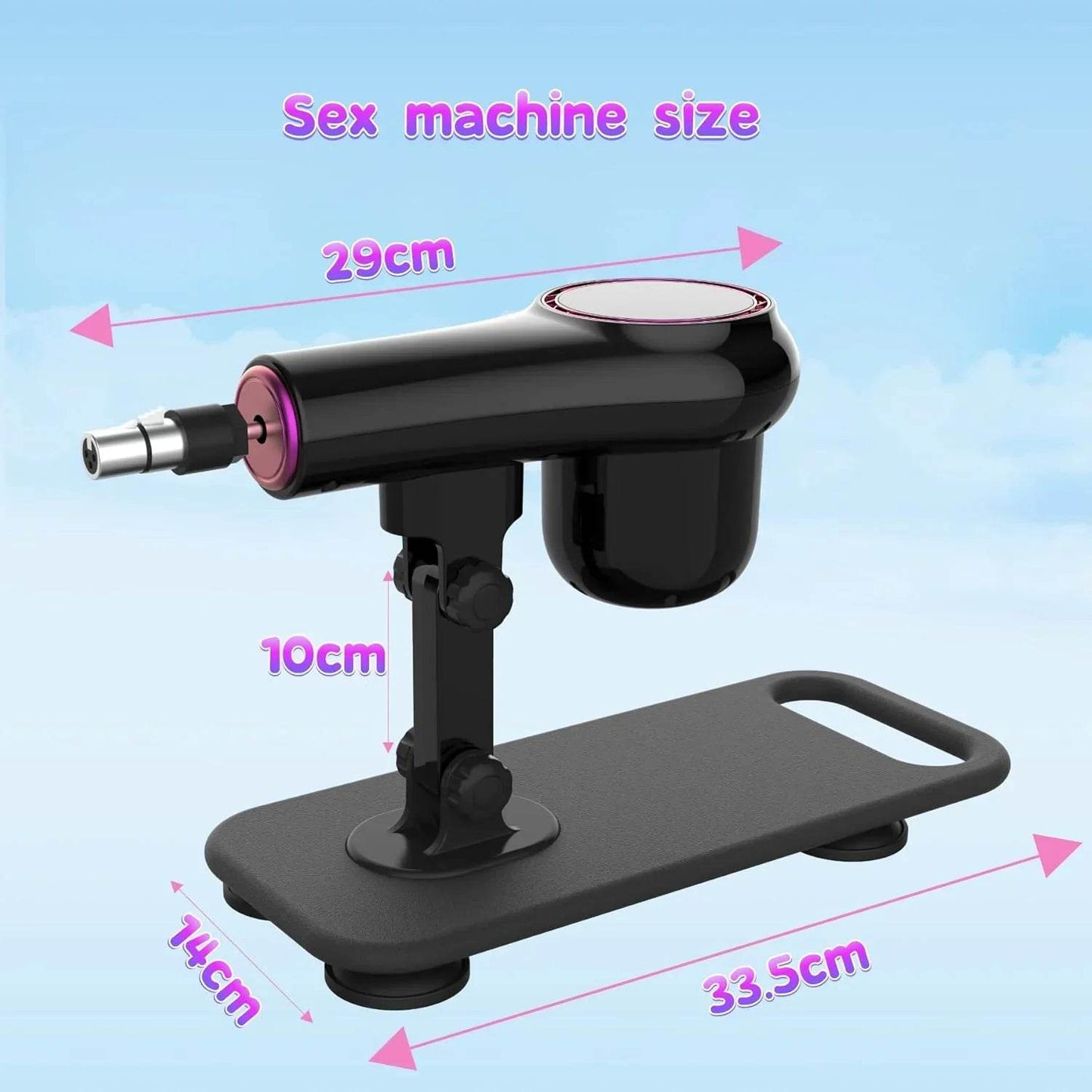 Máquina sexual súper silenciosa,6 juguetes, dispositivo de empuje automático para mujeres con conectores 3XLR accesorios para jugar con manos libres - Sex Shop 502