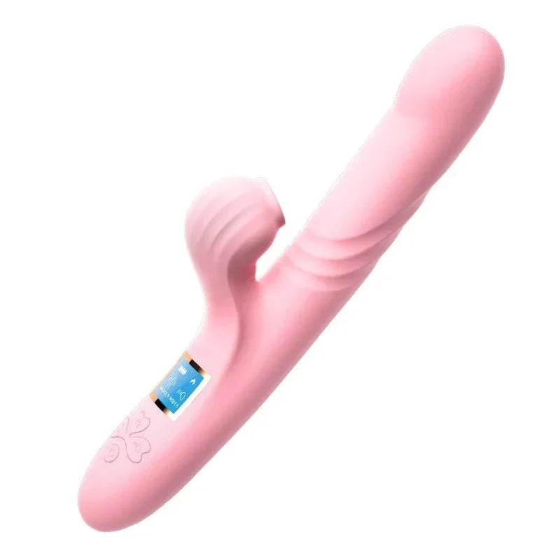 Masturbación femenina multifuncional, consolador telescópico portátil con calefacción, vibrador, juguetes para adultos, vibrador portátil para mujer - Sex Shop 502