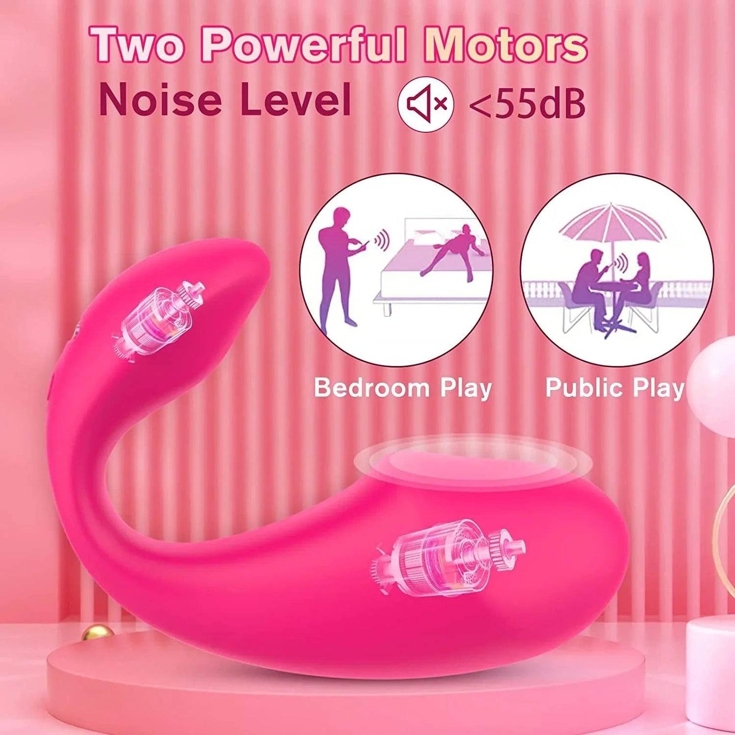 Masturbadores de uso invisible para mujer, por aplicación control remoto inteligente, huevo vibrador inalámbrico - Sex Shop 502