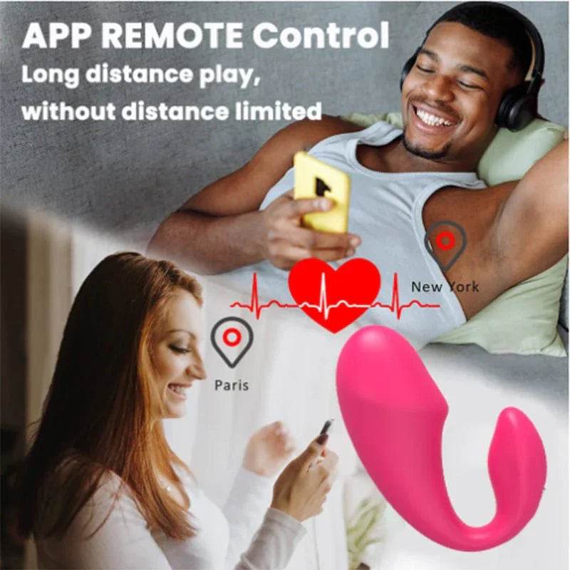 Masturbadores de uso invisible para mujer, por aplicación control remoto inteligente, huevo vibrador inalámbrico - Sex Shop 502