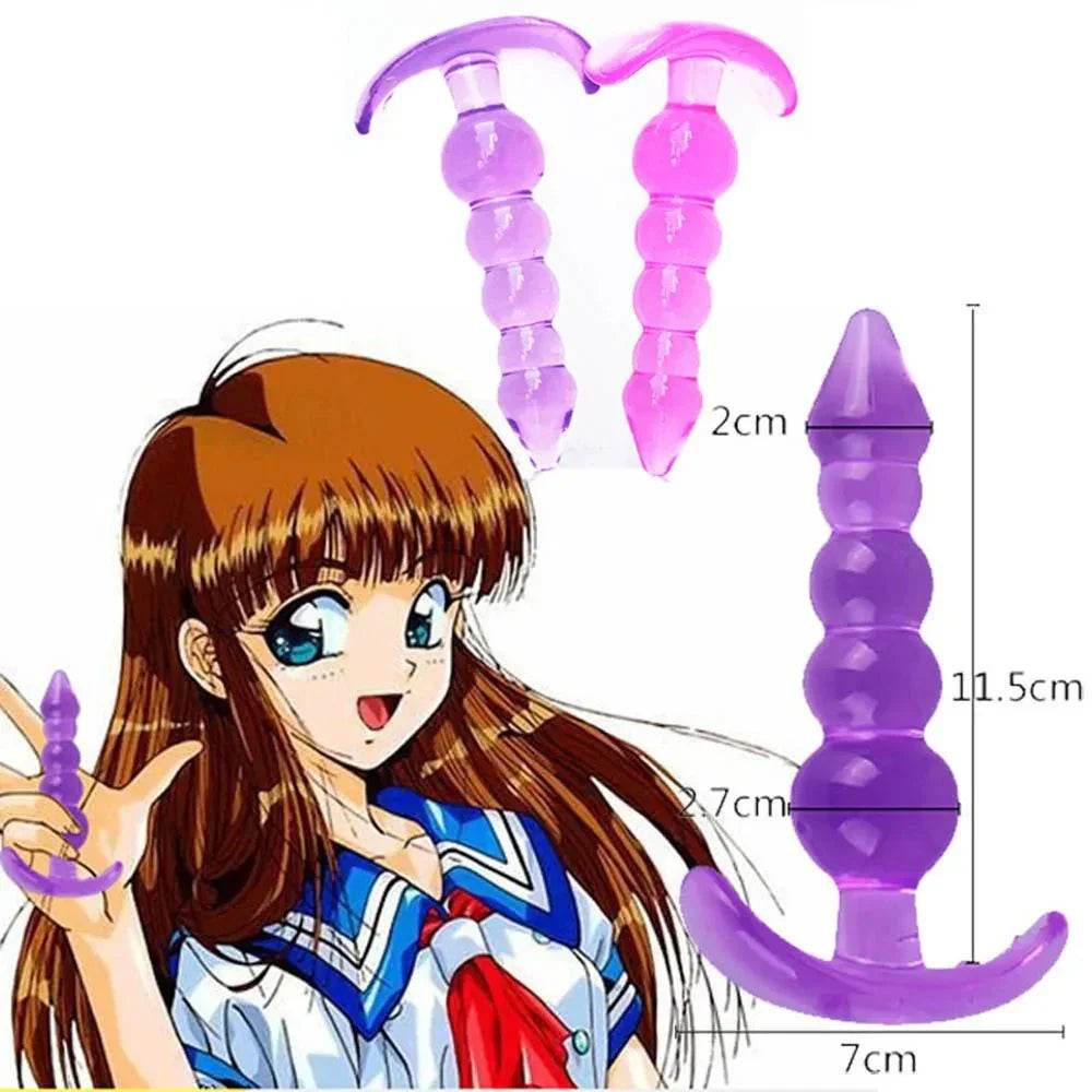 Plug anal, silicón tipo gel , - Sex Shop 502