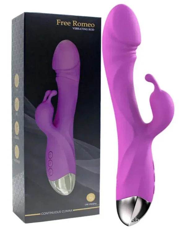 Romeo G-Spot Conejo Vibrador Recargable - Sex Shop 502