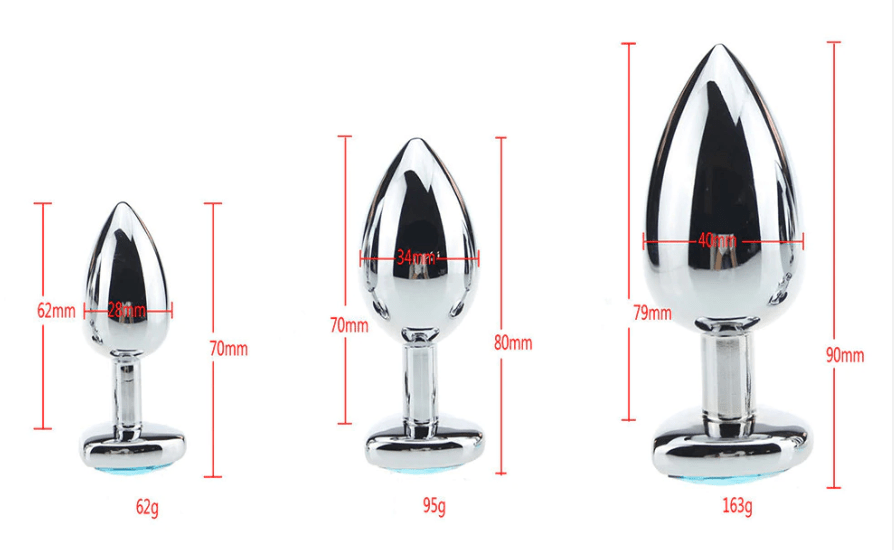 Set de 3 Plug Anales - Sex Shop 502