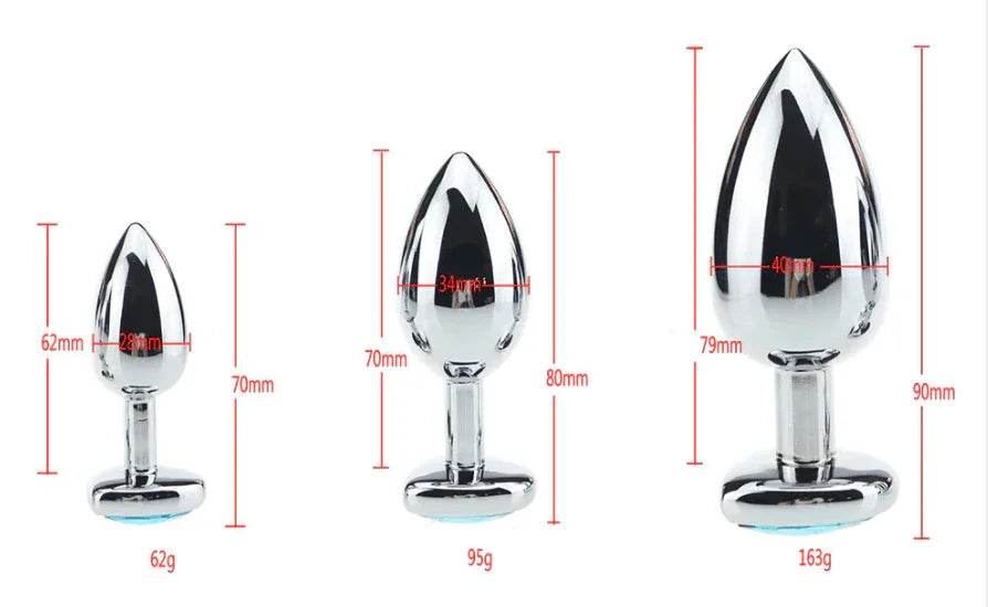 Set de 3 Plug Anales - Sex Shop 502