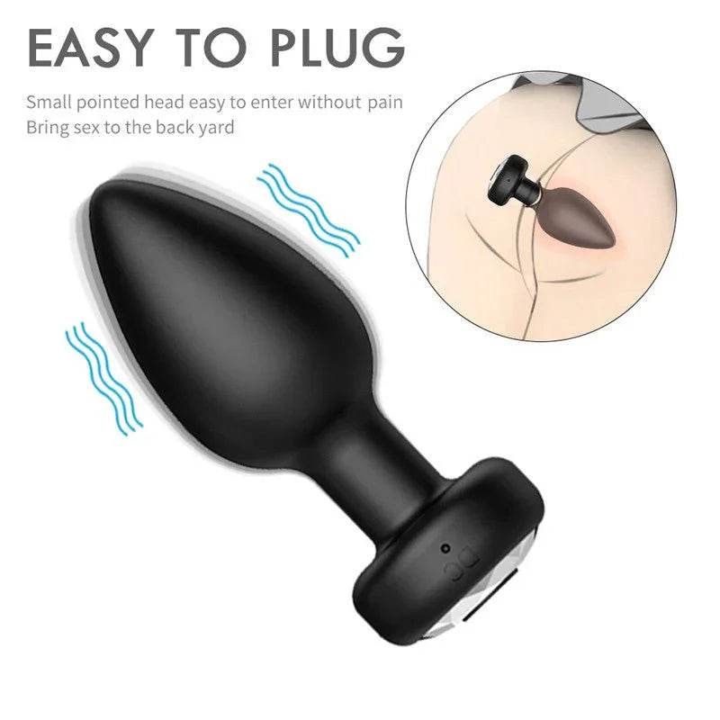Vibrador Anal con Control por aplicación para hombres y mujeres - Sex Shop 502