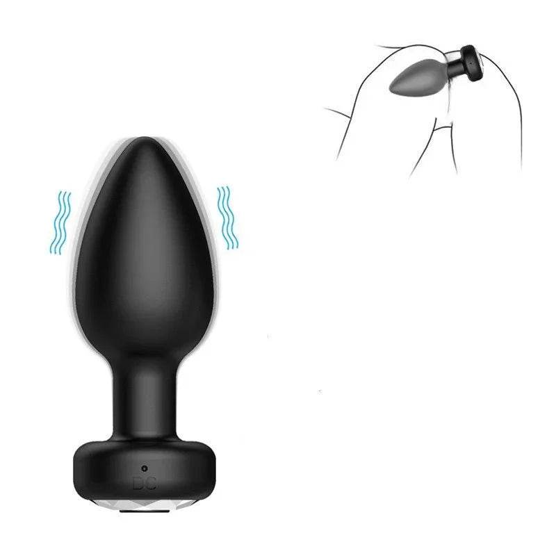 Vibrador Anal con Control por aplicación para hombres y mujeres - Sex Shop 502