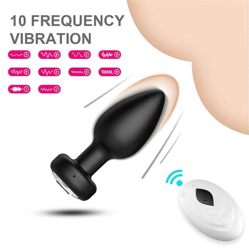Vibrador Anal con Control por aplicación para hombres y mujeres - Sex Shop 502