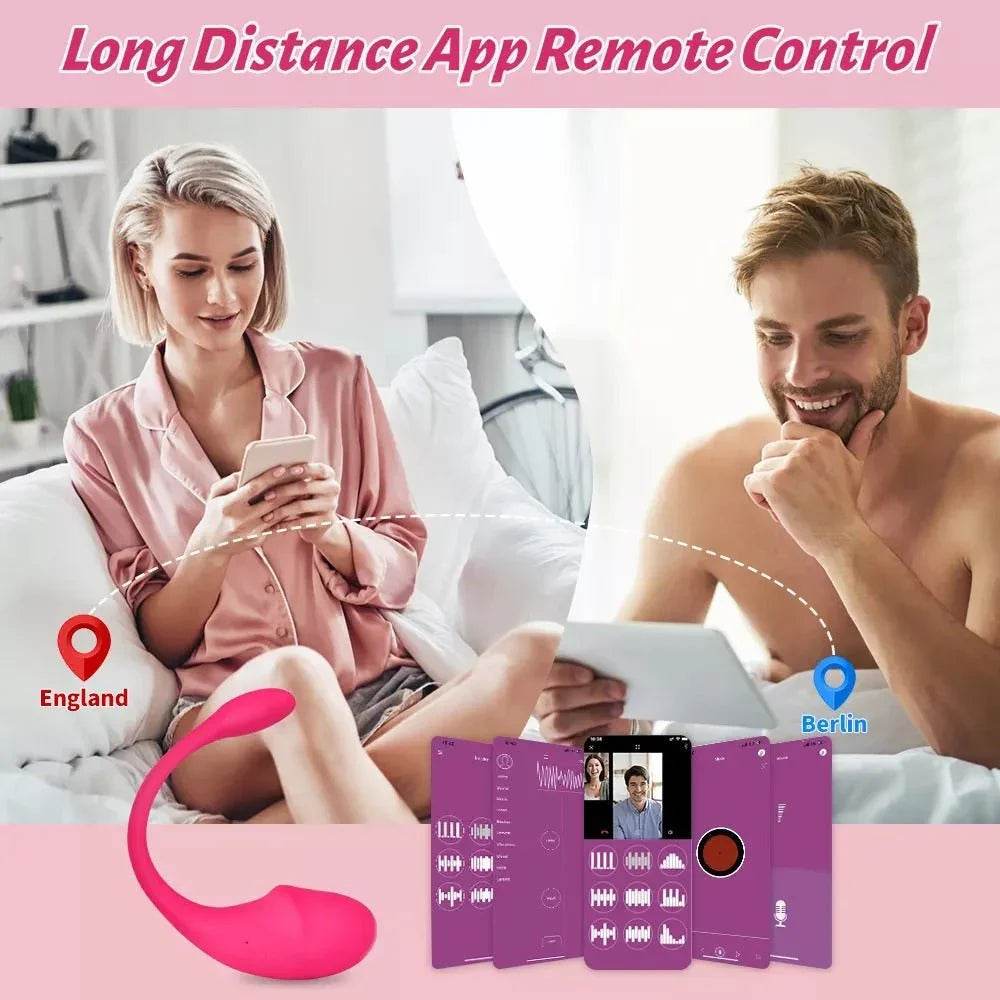 Vibrador con control Bluetooth - Sex Shop 502