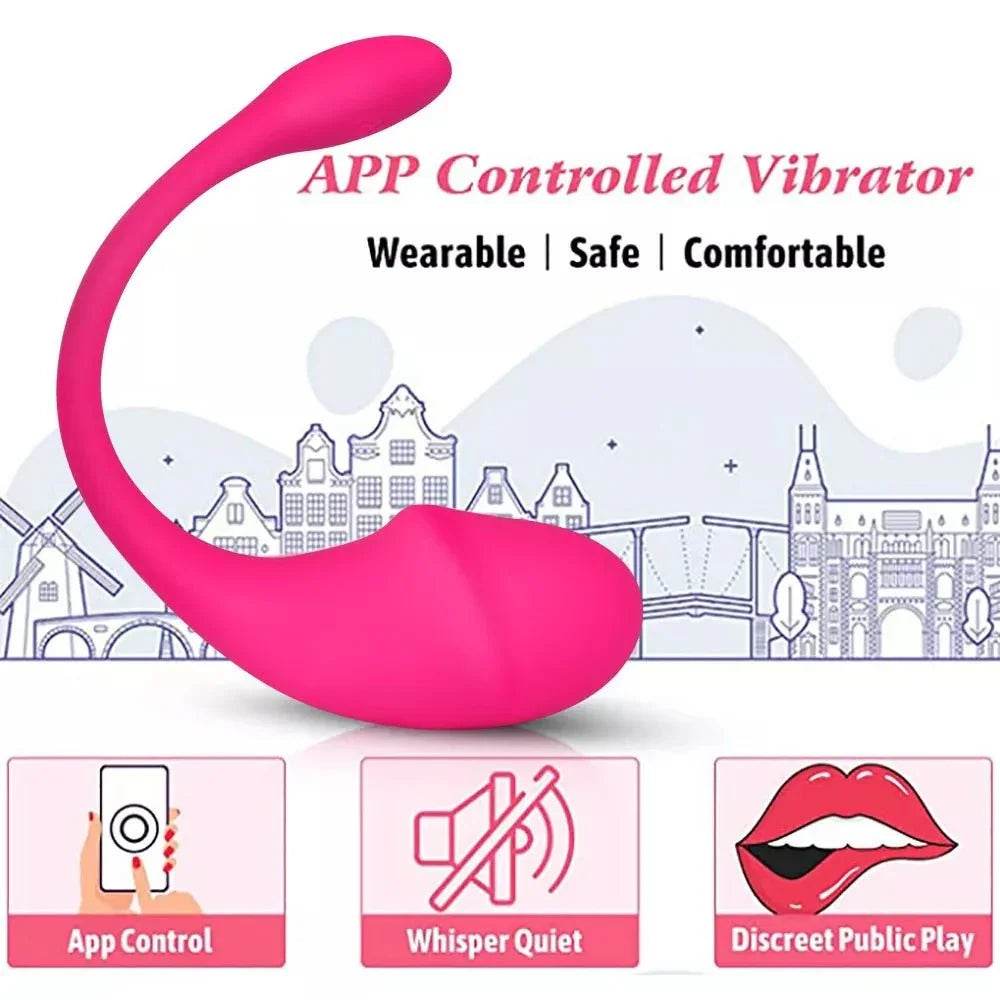 Vibrador con control Bluetooth - Sex Shop 502