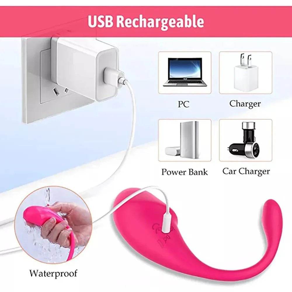 Vibrador con control Bluetooth - Sex Shop 502