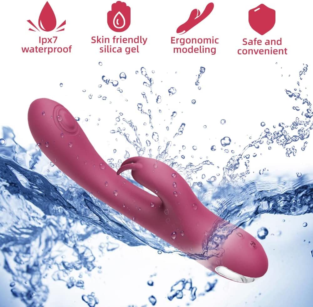 VIBRADOR ESTIMULADOR DE CLITORIS Y PUNTO G - Sex Shop 502