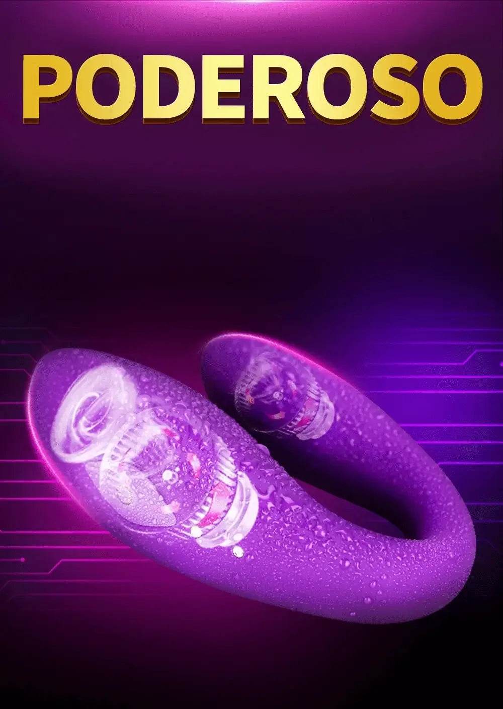 VIBRADOR inalámbrico para parejas, recargable por USB consolador, estimulador de silicona para el punto G, doble vibrador, juguete sexual para mujer - Sex Shop 502