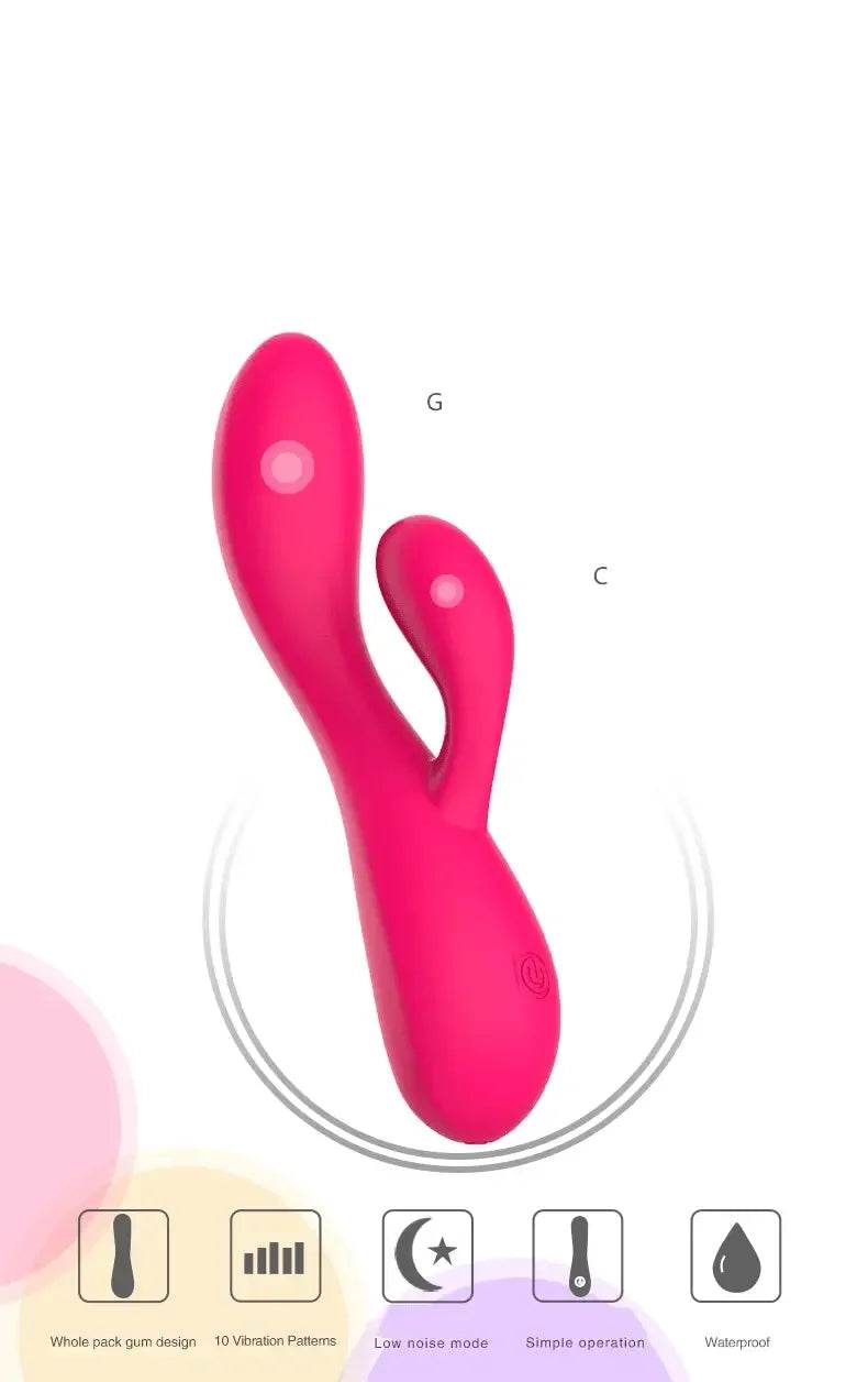 Vibrador Masajeador Color rosa - Sex Shop 502