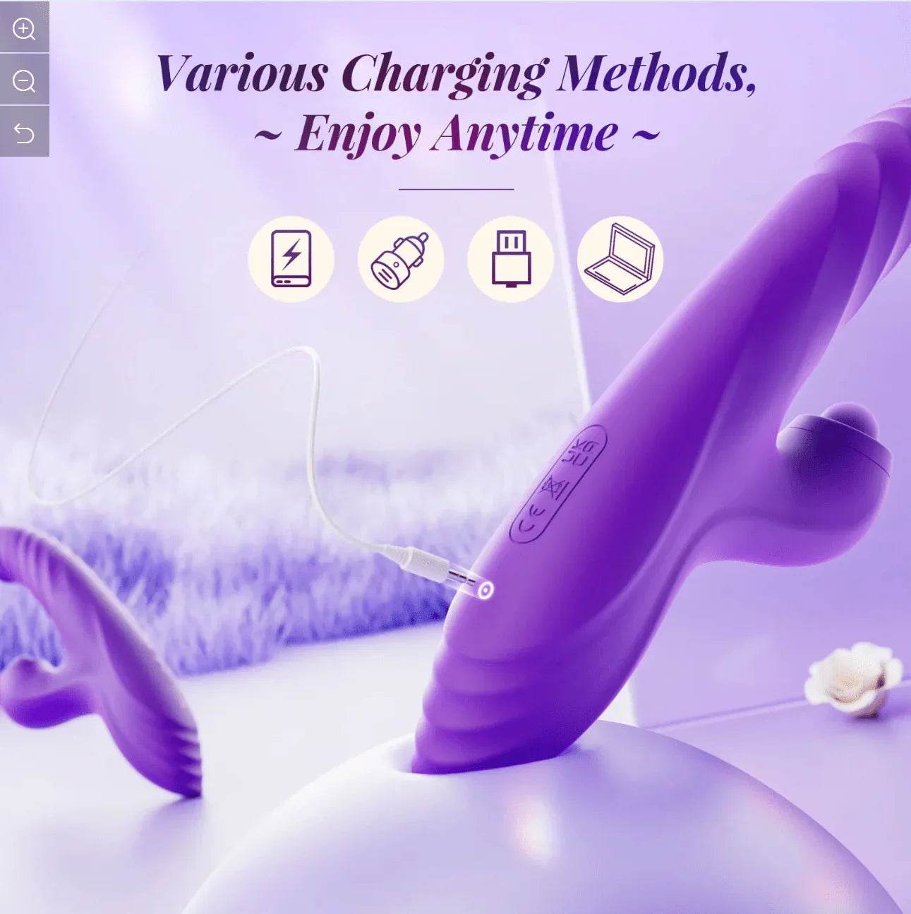 VIBRADOR MULTIFUNCIONAL DAPHNE 4 EN 1 - Sex Shop 502