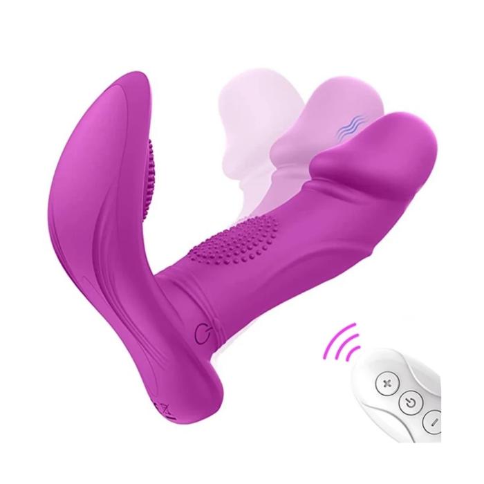 Vibrador Panty con Aleteo de Dedo + Control Remoto - Sex Shop 502
