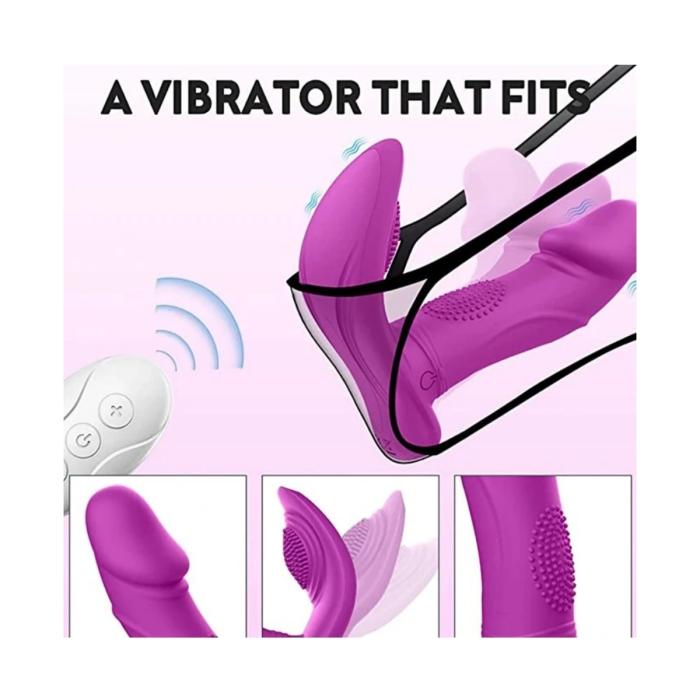 Vibrador Panty con Aleteo de Dedo + Control Remoto - Sex Shop 502