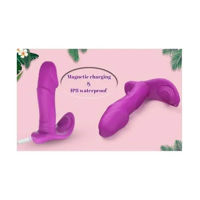 Vibrador Panty con Aleteo de Dedo + Control Remoto - Sex Shop 502